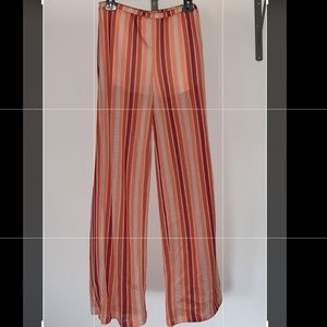 NWOT Free People Wide Leg Pull On Pant
